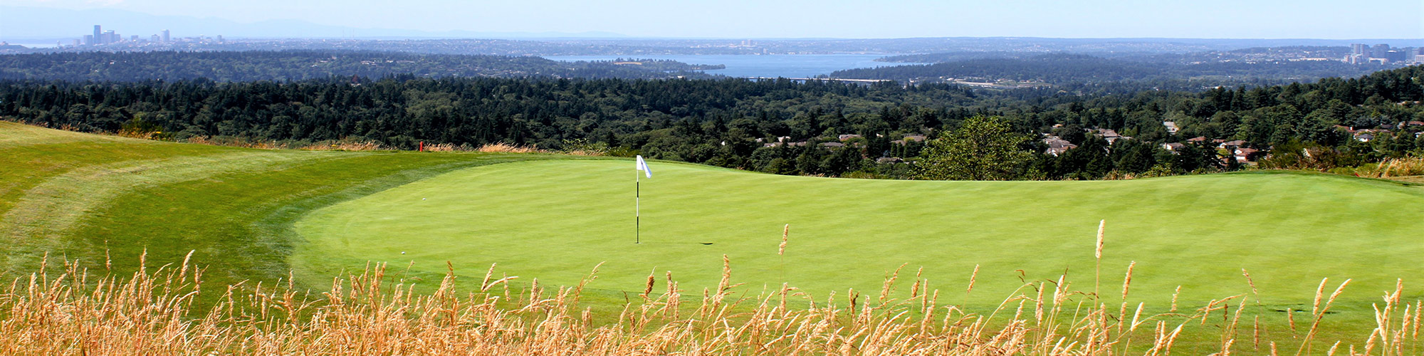 Puget Sound view from the Golf Club at Newcastle